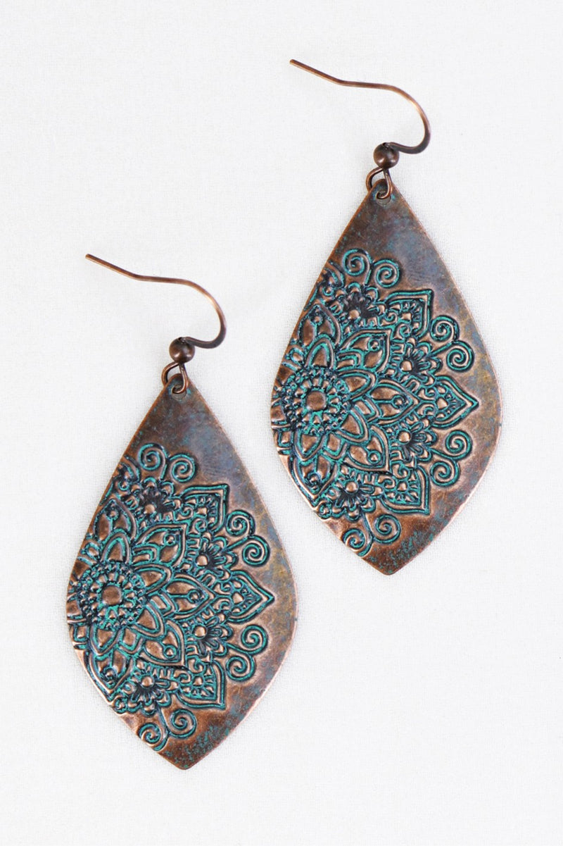 Antique Mandala earring set