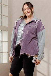 Alley Lilac Corduroy jacket Sm - 3XL * on sale
