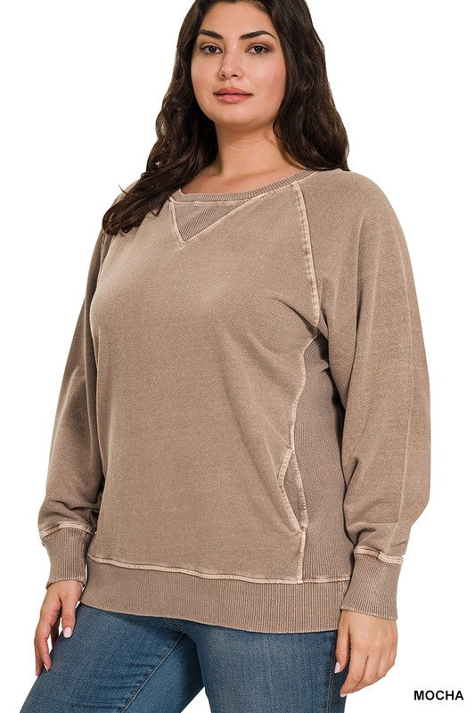 Lake Nights Long Sleeve Sweater in mocha S-3XL