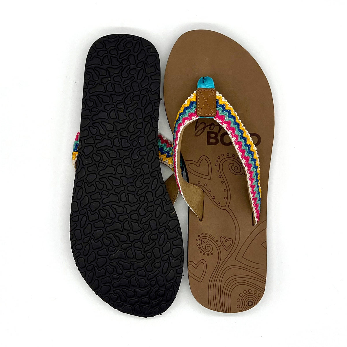 Boho Rainbow Sandals