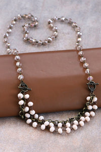 Boho Bead Strand necklace