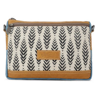 Canvas  Leather Women's Crossbody Bag