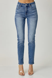 Mid Rise Relaxed Skinny Jeans by Risen