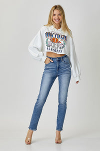 Mid Rise Relaxed Skinny Jeans by Risen