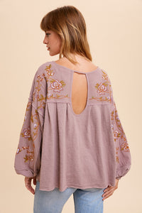Blossom Embroidered Blouse * on sale