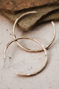 Rose Gold Hoop Earring