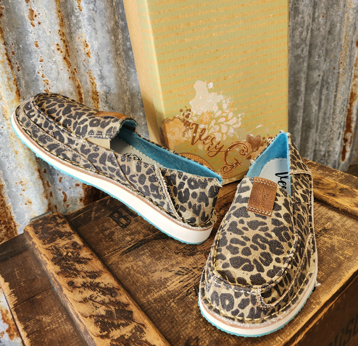 Very G Leona Leopard Slip on Sneaker