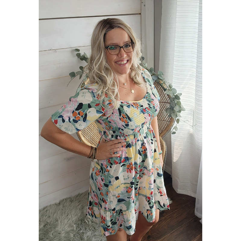 Sage Out and About Dress in Sm-3XL