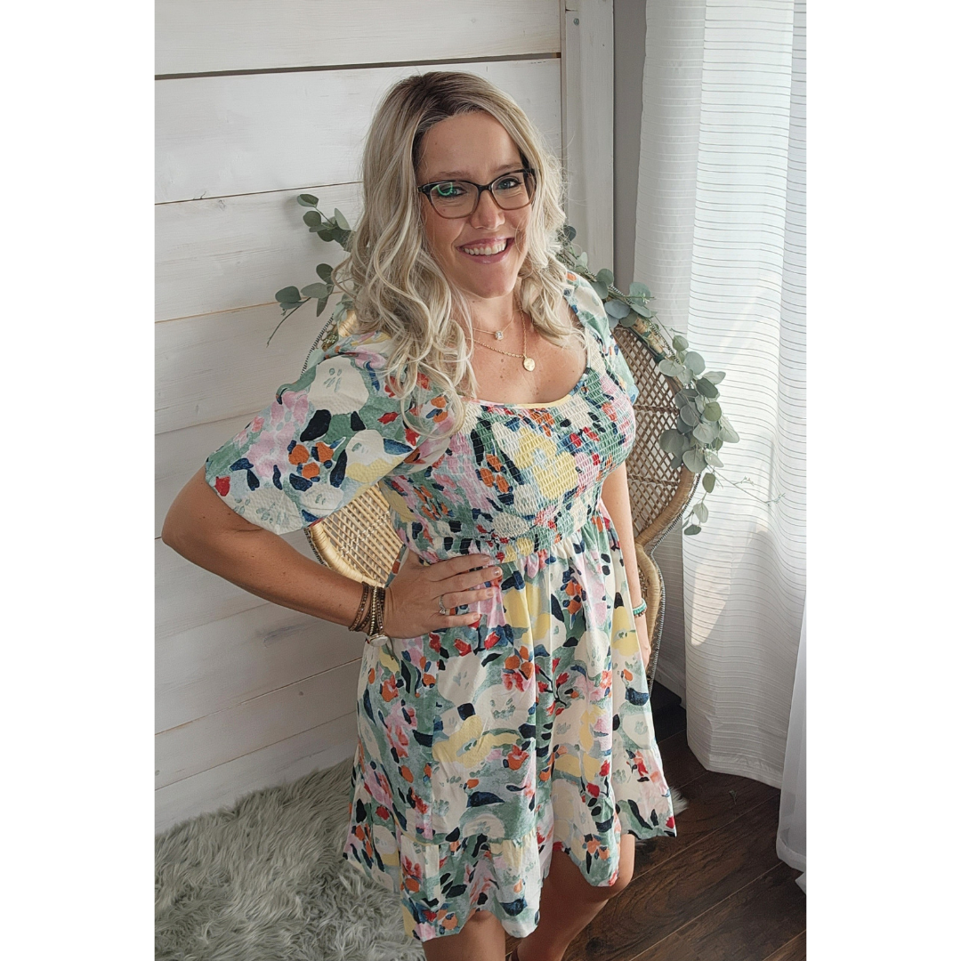 Sage Out and About Dress in Sm-3XL
