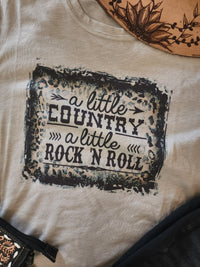 A Little Country A Little Rock and Roll Graphic T-Shirt