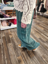 Soft Cotton Gauze Mineral Washed Palazzo Pants by Easel