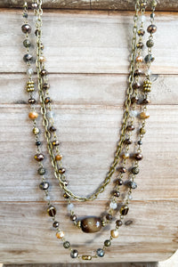 Boho Shellie Strand necklace
