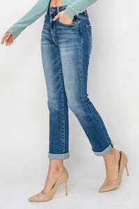 High Rise Straight Jeans by Risen