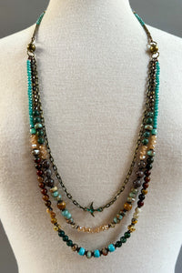 Boho Tori Layered Strand necklace