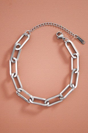 Stainless Steel chain link bracelet