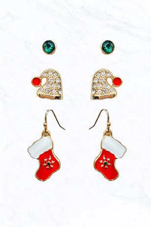Holiday Trio Earring Set