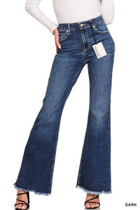 Missie Fray Flare Jeans