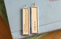 "Braver, Stronger, Smarter" stamped necklace