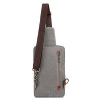 Canvas & Leather Women's Sling Bag Purse