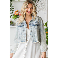 Glitzy Denim Jacket * on sale