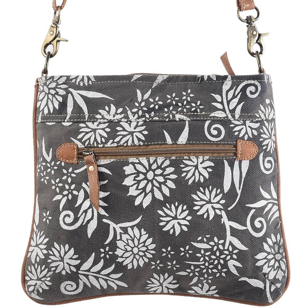 Crossbody With Leather Front Phone Pocket Purse