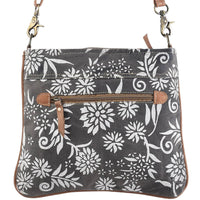 Crossbody With Leather Front Phone Pocket Purse