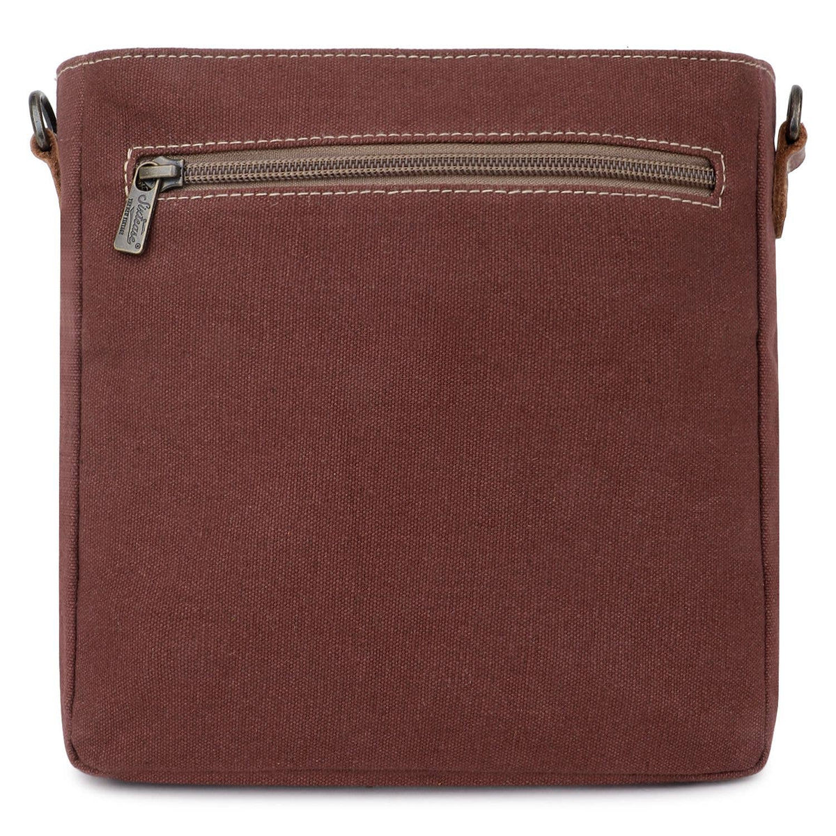 Canvas & Leather Women's Crossbody Bag Purse