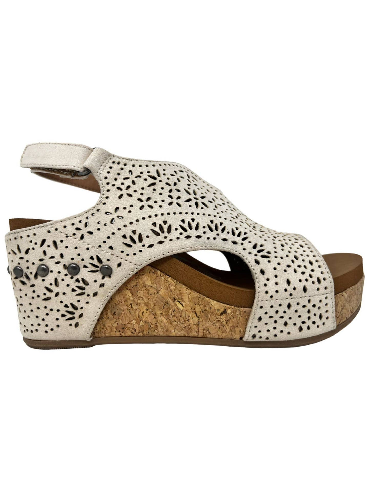 Very G Free Fly 3- Women's Wedge Sandal : Cream