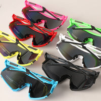 Solid Color Frame Tinted Lenses Sport Sunglasses
