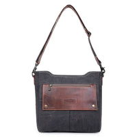 Canvas & Leather Women's Crossbody Bag