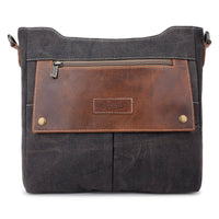 Canvas & Leather Women's Crossbody Bag
