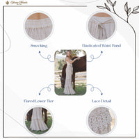 ** PRE-ORDER ARRIVES JULY 20TH** Desert Dream Cloud Pants Tiered Lace