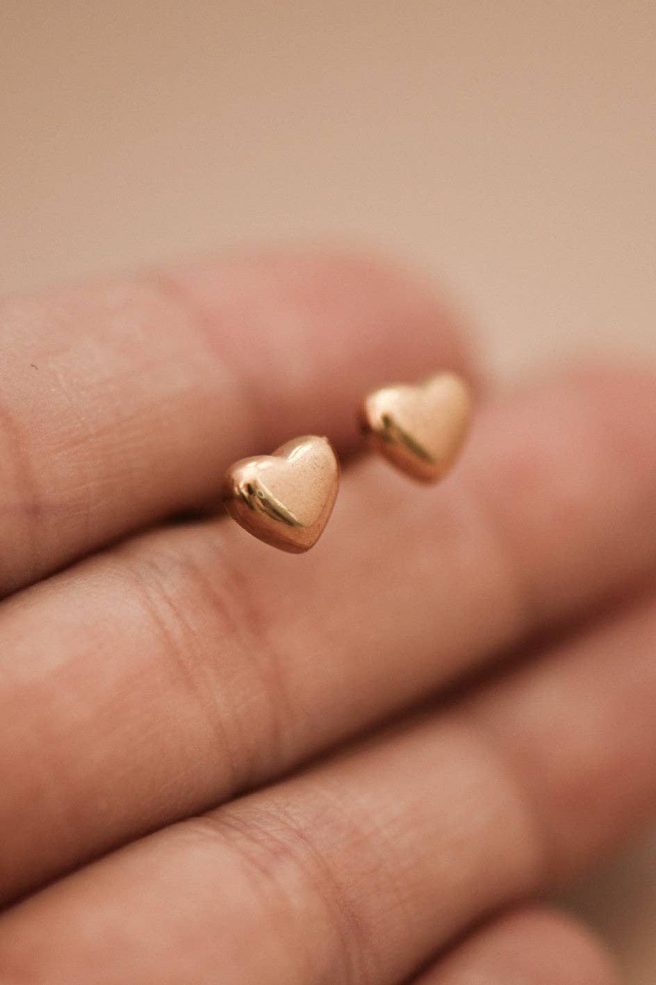 18K Gold Plated Waterproof Stainless Steel Stud Earrings