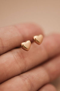 18K Gold Plated Waterproof Stainless Steel Stud Earrings