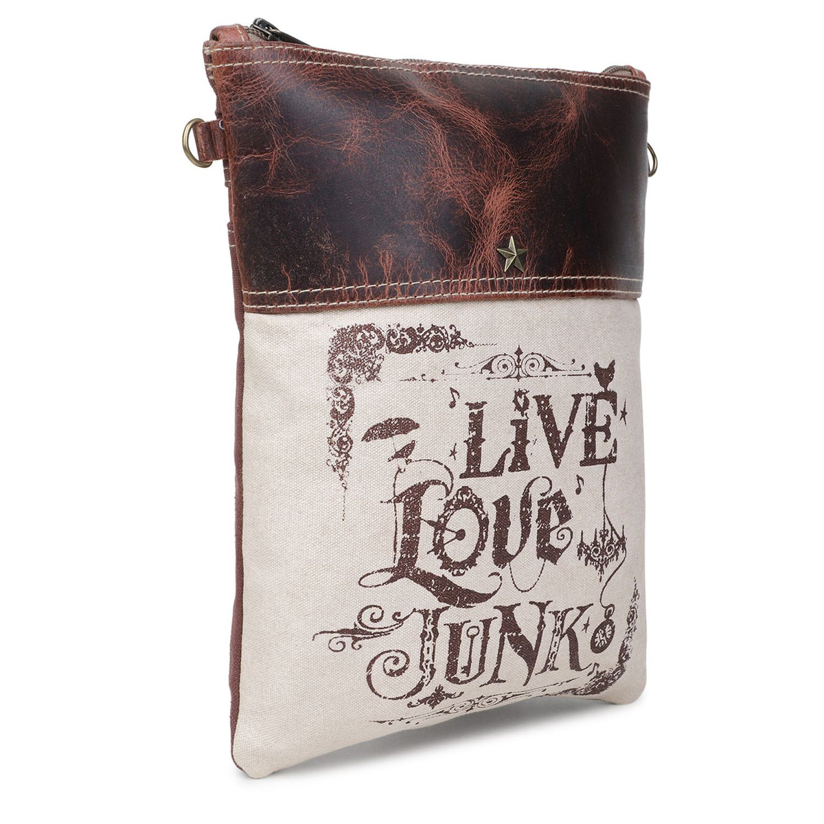 Live Love Junk Crossbody Bag