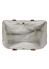 Live Love Travel Up-Cycled Canvas Weekender Bag