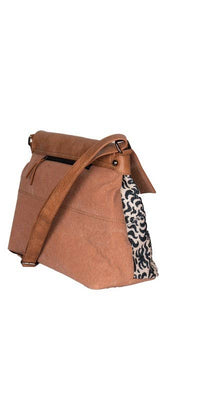 Sapphire Up-Cycled Canvas and Durrie crossbody