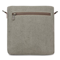 Canvas & Leather Women Crossbody Purse