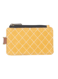 Sunny Up-Cycled Canvas Coin Purse