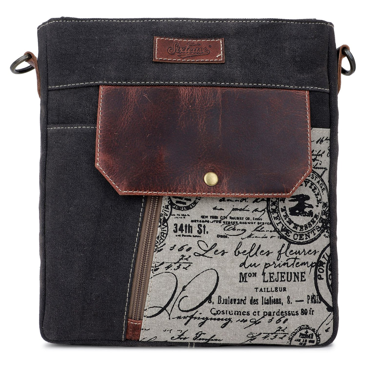 Rocky Road Crossbody Purse in charcoal