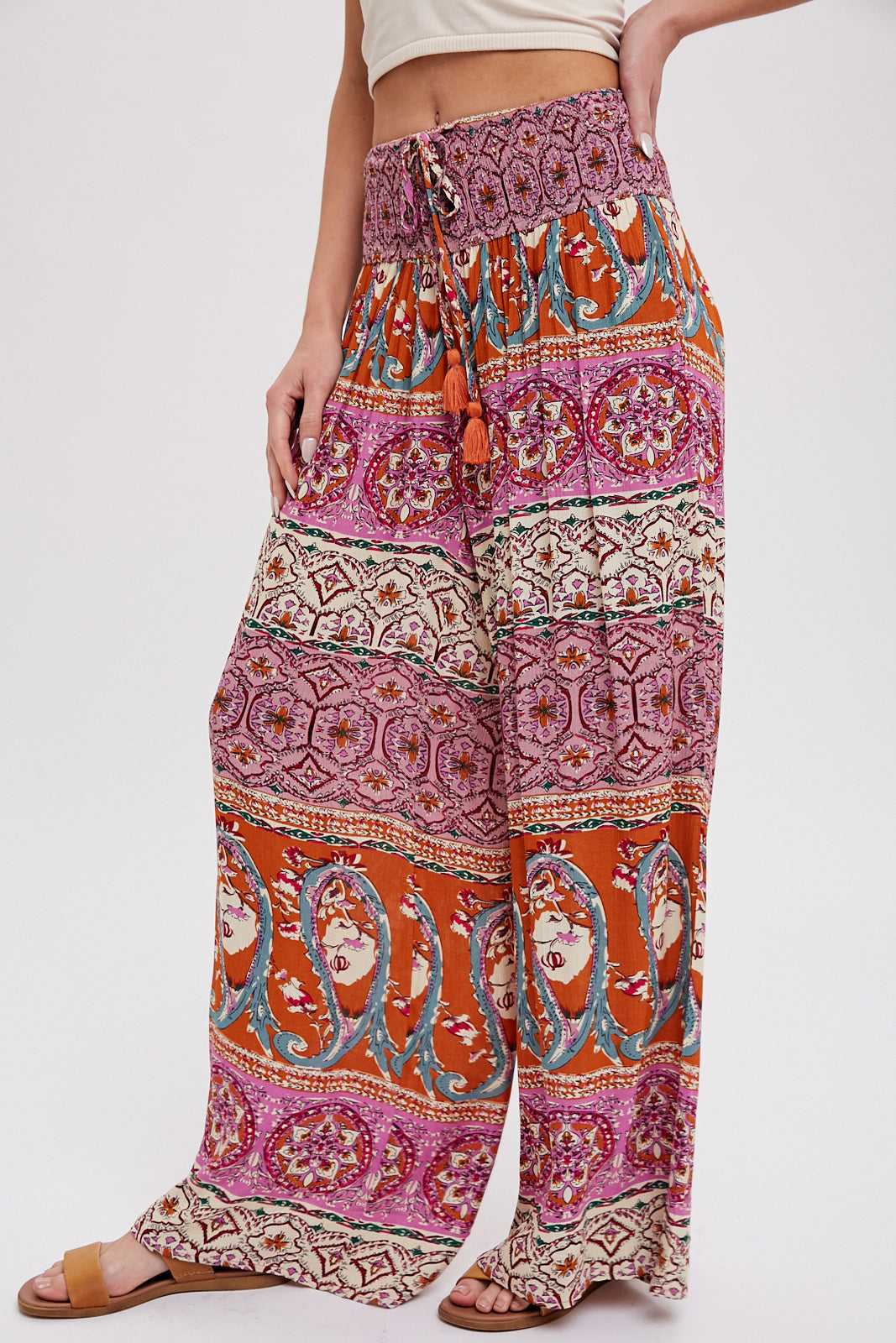 Boho Wide Leg Pants