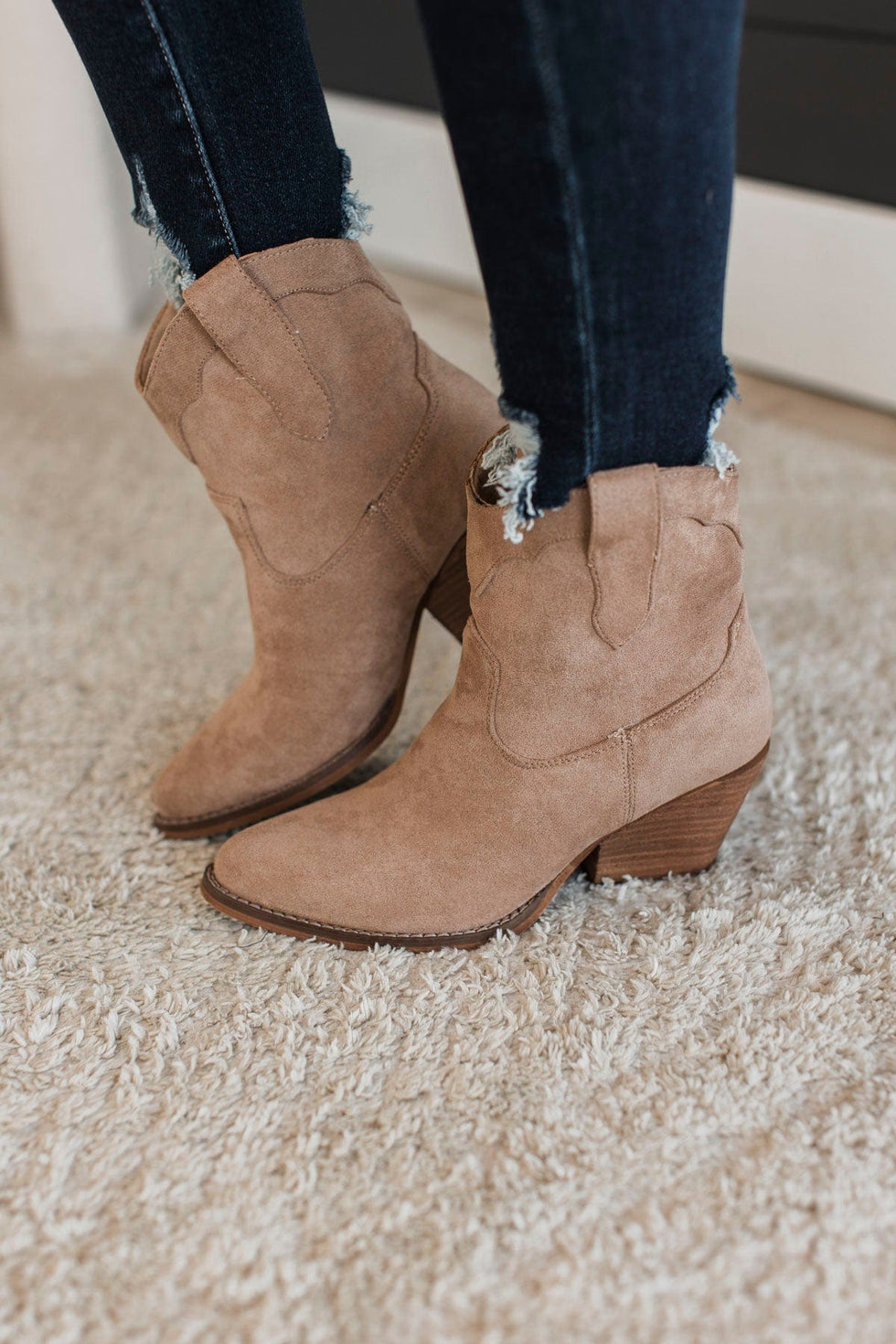 Dierdra Taupe Boots by Very G