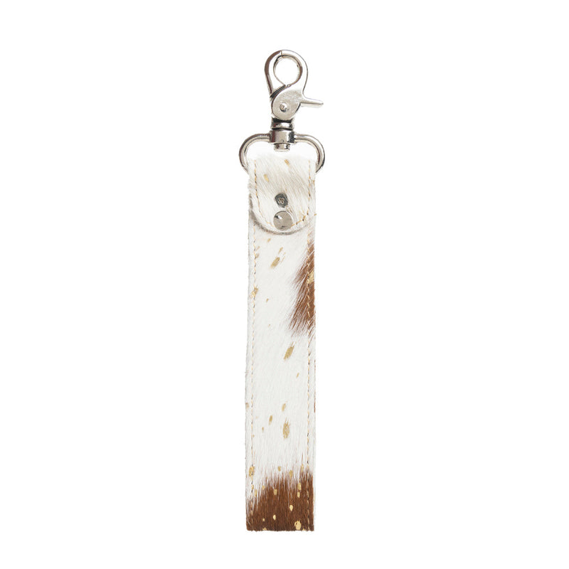 Concha leather key fob clip
