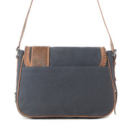 Myra Outlaw's Travels Leather Shoulder Bag Purse in Copper Tan