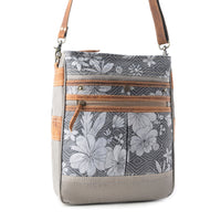Carefree Days vintage shoulder bag purse in sage with leather details