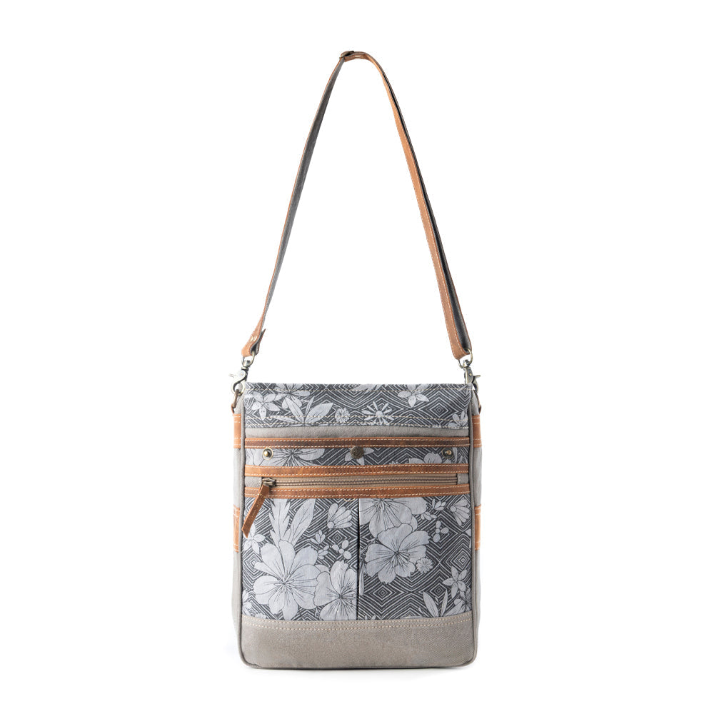 Carefree Days vintage shoulder bag purse in sage with leather details
