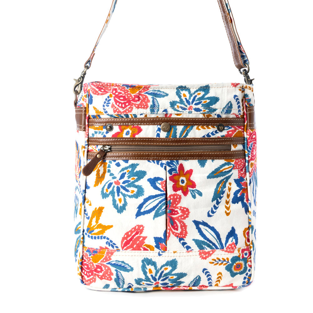 Myra Folkflora upcycled canvas concealed Carry Bag Purse