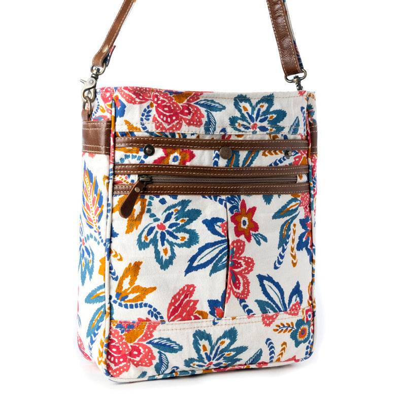 Myra Folkflora upcycled canvas concealed Carry Bag Purse