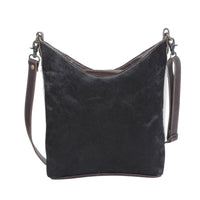 Myra Coco and cream Hand-Tooled Bag Crossbody Purse with Adjustable Strap