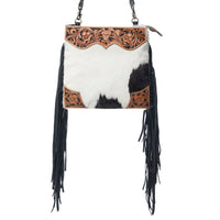 Tumbleweed Trail Fringed Hand-Tooled Bag Purse
